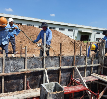 Hình ảnh thi công công trình KCN Mỹ Phước 3